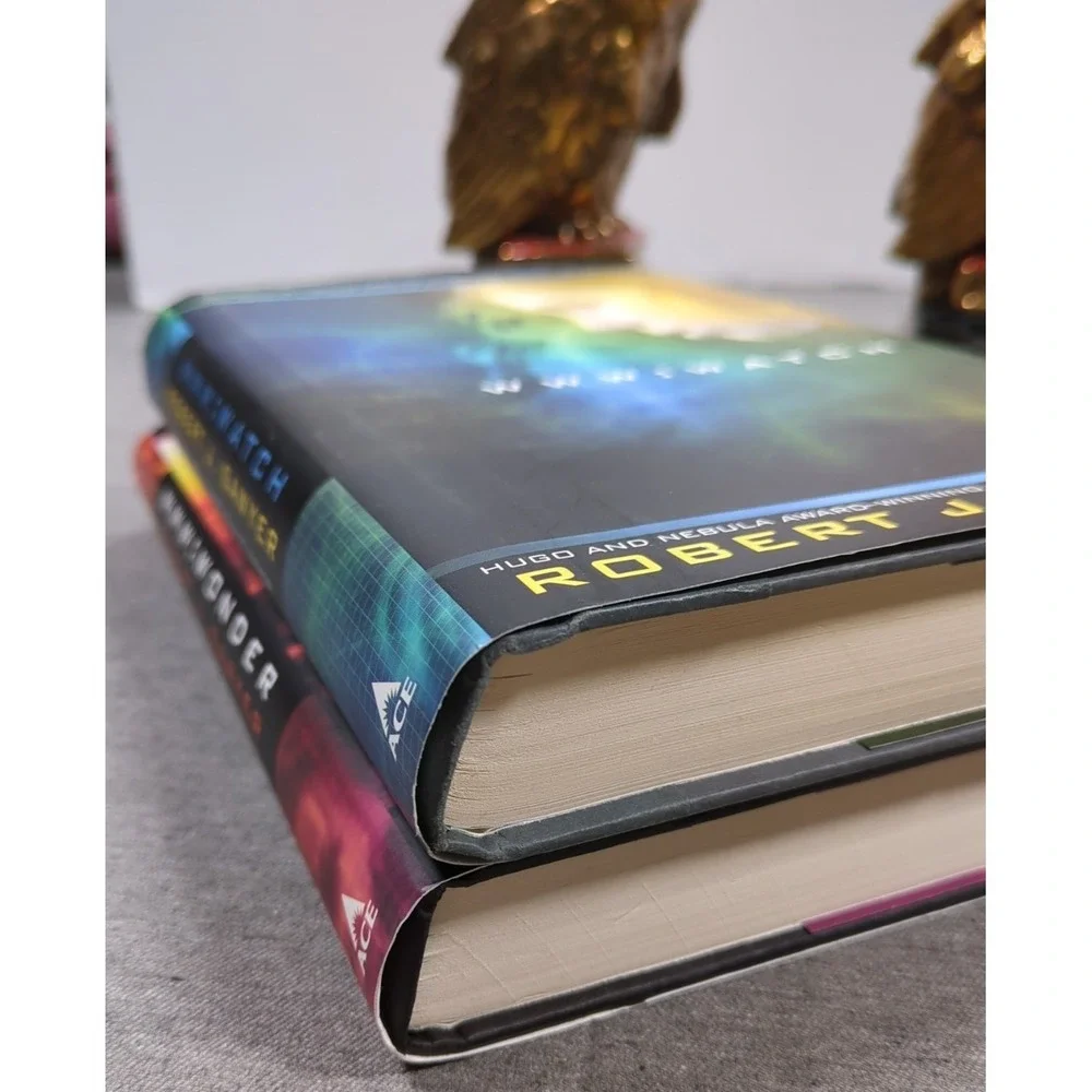 Robert J. Sawyer Watch & Wonder (WWW Trilogy Books 2-3) First Edition Hardcovers
